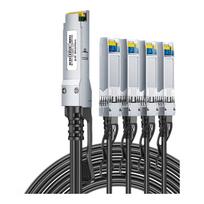 SAMZHE 40G QSFP+ to 4x10G SFP+ Direct Attach Copper Breakout Cable