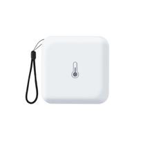 GIRIER Tuya Alexa Hey Google ZigBee Temperature Humidity Sensor Smart Hygrometer Indoor Thermometer ZTH06&No Plug Required balta
