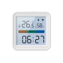 Tuya New WiFi Temperature Humidity Sensor Smart Life Backlight Hygrometer Thermometer Sensor Support Alexa Google Home Assistant WiFi temperature and humidity sensor