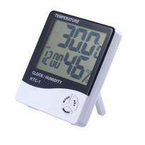 Wireless Digital Hygrometer Thermometer Large LCD Display Touch Screen Hygrothermograph Higrometro Reloj balta