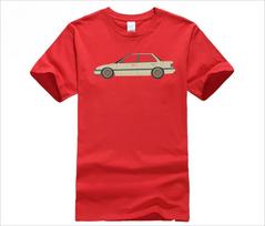 Civic Ef Sedan Tshirt Summer Casual Short Sleeve Unisex Tee For Classic Car Enthusiasts Daily Wear S