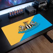 Newcastle United Football Print Large Mouse Pad, Anti-Slip Extended Gaming Desk Mat for Office Home 30cmx60cm（11.8x23.6inch）