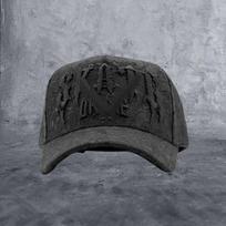 High Quality Original El Barbas Baseball Cap Hand Embroidery Logo Distressed Curved Brim Rich Forever Canvas Hats Adjustable