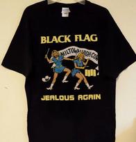 Black Flag Punk Rock Jealous Again Promo T Shirt XL