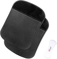 2 Pcs Large Grid Car Anti-Slip Mat Nano Adhesive Non-Skid Pad Washable Heat Resistant for Phone Sunglasses Keys juoda
