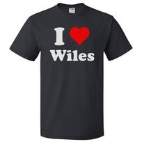 Camiseta I Love Wiles I Heart WilesSe abre en una nueva ventana o pestaña 4XL