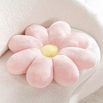 Kawaii triušio kailio gėlės pliušinė pagalvė-pagalvėlė mielas augalas gėlė kėdės grindų pliušinis kilimėlis minkštos minkštos lėlės namų dekoravimui 60cm rožinė