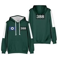 Squid Game Season 2 Hoodie Tie Dye Hoodie Streetwear Printed Hooded Sweatshirt Men Women Cosplay Sports Pullovers XS