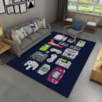 Retro Game Console Game Boy GBA Area Rug,Carpet Rug for Home Living Room Children Bedroom Sofa Doormat Decor,Non-slip Floor Mat 40x60cm (16x24in)