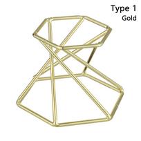 Magic Sphere Photography Lensball Collection Crystal Ball Holder Sphere Stone Base Display Stand Type1 Gold