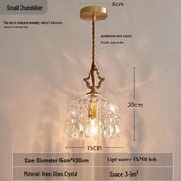 Crystal Bedside Chandelier