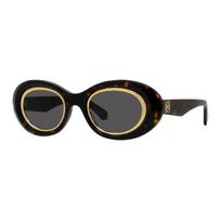 Loewe Anagram Dark Havana/Smoke Men Eyewear Brown LW40190I-52A I,Bright Deep Havana