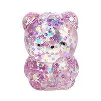 Toys Toys Hot Gummy Bear Bear Squishy Fidget Cute Funny Sugar Stress Ball Sensory Soft Squishy Ball for Adults violetinė