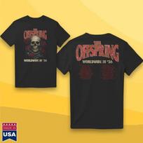 HOT The Offspring Rose Skull 2026 Tour Tee Unisex T-Shirt Unisex T-Shirt XL