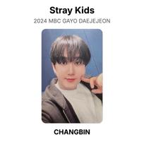 Stray Kids 2024MBC GAYO DAEJEJEON Official Photocard CHANGBIN