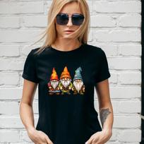 3 GNOMES AUTUMN, FALL T-Shirt, Thanksgiving Pumpkin Spice , Unisex and Lady Fit 2XL