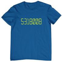 5138008 (Boobies) Upside Down Calculator T-Shirt (offensive stag tee funny rude) L