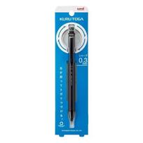 Mitsubishi Pencil Kuru Toga KS Mechanical Black 0.3mm Pencil, M3KS1P.24 juoda