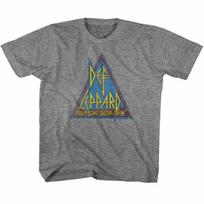 Def Leppard Primary Triangle Heather Children's T-Shirt 3XL