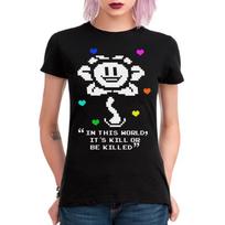 Undertale Flowey T-Shirt, Men's and Women's Sizes (drsh-275) L