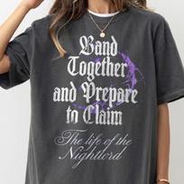 Comfort Colors® Elden Ring Band Together and Prepare to Claim Shirt - Elden Ring Nightreign Shirt,Soulslike Game Tshirt,Elden Ring Gifts XL