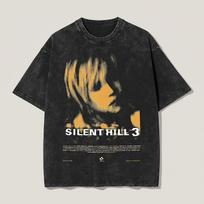 Silent Hill 3 Heather Mason T-Shirt | Vintage Horror Game Graphic Shirt | Retro Gamer Streetwear Tee | Unisex Y2K Clothing Gift 2XL