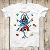 Hindu Goddess Kali Zen Om Buddha Yoga Earth Planet Top Tee Best Cute Gift Mens Women Unisex T-Shirt 3025 S
