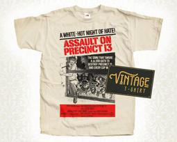 Assault on Precinct 13 V1 T-Shirt Vintage Natural color Men's T-Shirt DTG Digital Print SIZES S M L XL 2XL 3XL 4XL 5XL S
