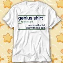 Genius Definition Fun Joke Smart Geek Nerd Gift T-Shirt 403 S