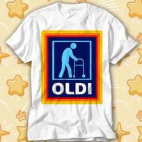 Oldi Parody Gift Dad Nanny Grandma Grandpa T-Shirt 408 M