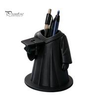 Pencil Pen Holder Organizer 3D Printed Graduation Gown And Cap Holder, Multifunctional Desk One-piece Molding for Home Office Study Room Decor juoda