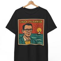 Chuck Palahniuk Retro Comic T-Shirt: Cult Fiction Pop Art Tee S