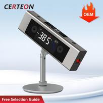 XYD200 Digital Protractor Dual Axis Inclinometer Laser Level LCD Angle Finder Portable Precision Measuring Tool Single-Line