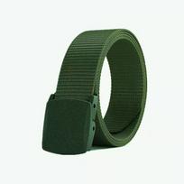 Karinis automatinis sagties nailoninis diržas Lauko medžioklei Daugiafunkcinis taktinis drobės diržas Aukštos kokybės vyriškas diržas 120cm žalia