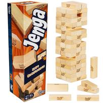 Hasbro Official Jenga (2025) Web app various ways play Wooden blocks Stacking tower Party game Ages 6 up 1 player more G1499 Authentic product