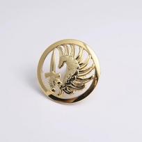 French Foreign Legion Paratrooper Beret Emblem Replica Metal Brooch Shoulder Badge Airborne Winged Sword Commemorative Badge auksas