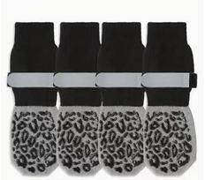 Anti-slip Dog Socks with Silicone Grips Indoor Pet Paws Protector Cotton Breathable Socks for Hardwood Floors Traction Control (as the picture,Xs)