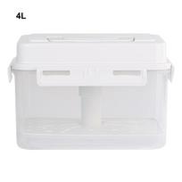 4/5L Pickle Jar with Press Plate Leakproof Kitchen Organizer Bins For Gherkin Sauerkraut Olive And Kimchi Storage Container