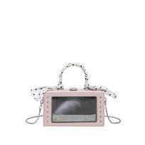 Fashionable and Unique Sandbag-style Handbag, Single Shoulder Bag, Crossbody Bag without pendant rožinė