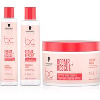 Schwarzkopf Professional BC Bonacure Repair Rescue+ rinkinys pažeistiems plaukams