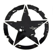Star Adhesive Decals Automobilių lipdukai Motociklų vandeniui atsparus dekoro stilius juoda