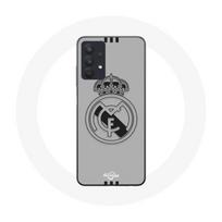 Coque pour Samsung Galaxy A32 5G Real Madrid Club de Fútbol Fond Gris pilka