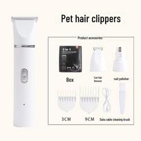 Įkraunamas naminių gyvūnų skustuvas ir plaukų kirpimo mašinėlės rinkinys šunims ir katėms Pet Electric Clipper