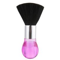 Neck Face Duster Brush Barber Hair Clean Hairbrush Cutting Hairdressing Styling Tool (Pink) rožinė
