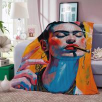 F-Frida K-Kahlo Art Blanket Warm And Soft Suitable For Bedroom Living Room Sofa Bed Office Travel Camping 30x40in