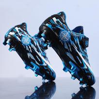 Velcro Kids' Soccer Shoes with Studs - Lace-Free, Unisex, Ideal for Training and Competitions. 36