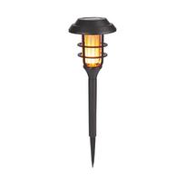 Įsmeigiamas LED lauko šviestuvas KAUFTEC FLAME, įkraunamas saulės energija, 11,8 x 11,8 x 42,7cm