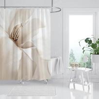 Vandeniui atsparaus audinio dušo užuolaidos Vonios užuolaidų priedai 180x200 Vonios užuolaida dušui 240*200 skandinaviško boho dekoras W90xH180cm