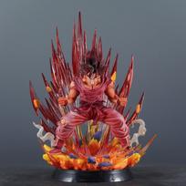 38cm/14.96in Anime Dragon Ball Figure Kaiouken Goku Action Figures Pvc Statue Desktop Ornamen Collection Model Playthings Gifts