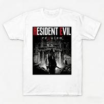Resident Evil 9 Requiem 2026 Summer New Mens Tshirt 100Cotton letter pattern unisex short Sleeve Harajuku Loose premium shirt M